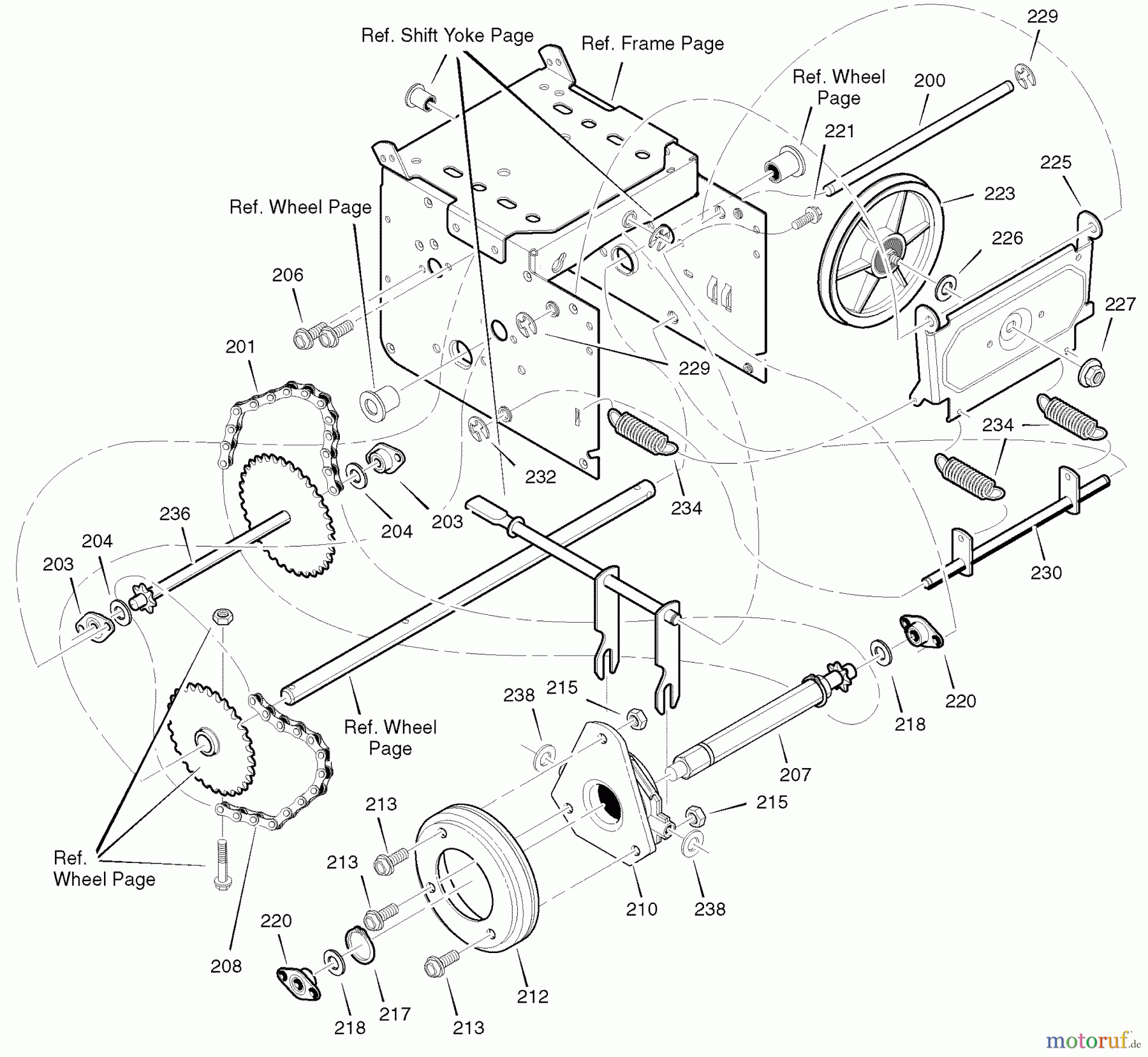 Murray Schneefräsen 622505x105A - Murray 22