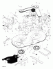 Murray 405011x92C - B&S/ 40" Lawn Tractor (2005) (Walmart) Ersatzteile Mower Housing