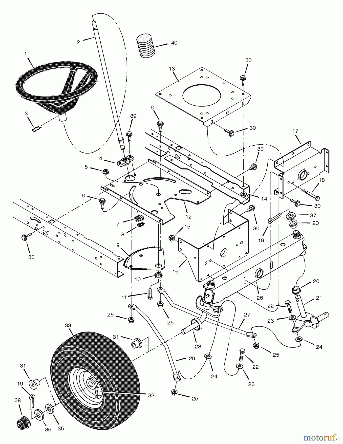 Murray Rasen- und Gartentraktoren 405014x92A - B&S/Murray 40
