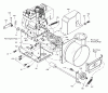 Murray 624505x4D - 24" Dual Stage Snow Thrower (2003) Ersatzteile Frame