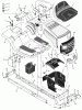 Murray 405014x92A - B&S/ 40" Lawn Tractor (2002) (Walmart) Ersatzteile Chassis & Hood