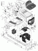 Murray 405015x92A - B&S/ 40" Lawn Tractor (2002) (Walmart) Ersatzteile Chassis & Hood