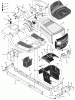 Murray 405015x92B - B&S/ 40" Lawn Tractor (2002) (Walmart) Ersatzteile Chassis & Hood
