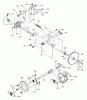 Murray 624808x4B - 24" Dual Stage Snow Thrower (2000) Ersatzteile Drive Components Assembly