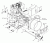 Murray 624808x4C - 24" Dual Stage Snow Thrower (2001) Ersatzteile Frame