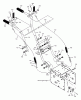 Murray 624808x4C - 24" Dual Stage Snow Thrower (2001) Ersatzteile Handle Assembly