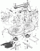 Murray 405015x92B - B&S/ 40" Lawn Tractor (2002) (Walmart) Ersatzteile Mower Housing