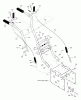Murray 624808x4F - 24" Dual Stage Snow Thrower (2005) Ersatzteile Handle Assembly