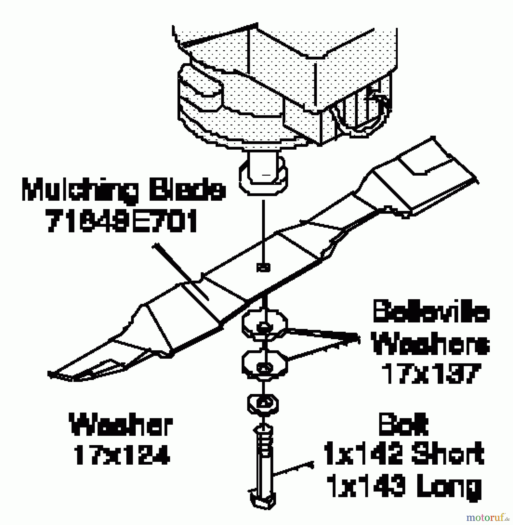 Murray Rasenmäherzubehör 24022D - Murray Mulch Kit (1997) Replacement Parts