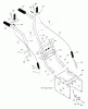 Murray 624858x31A - Scotts 24" Dual Stage Snow Thrower (2004) (Home Depot) Ersatzteile Handle Assembly