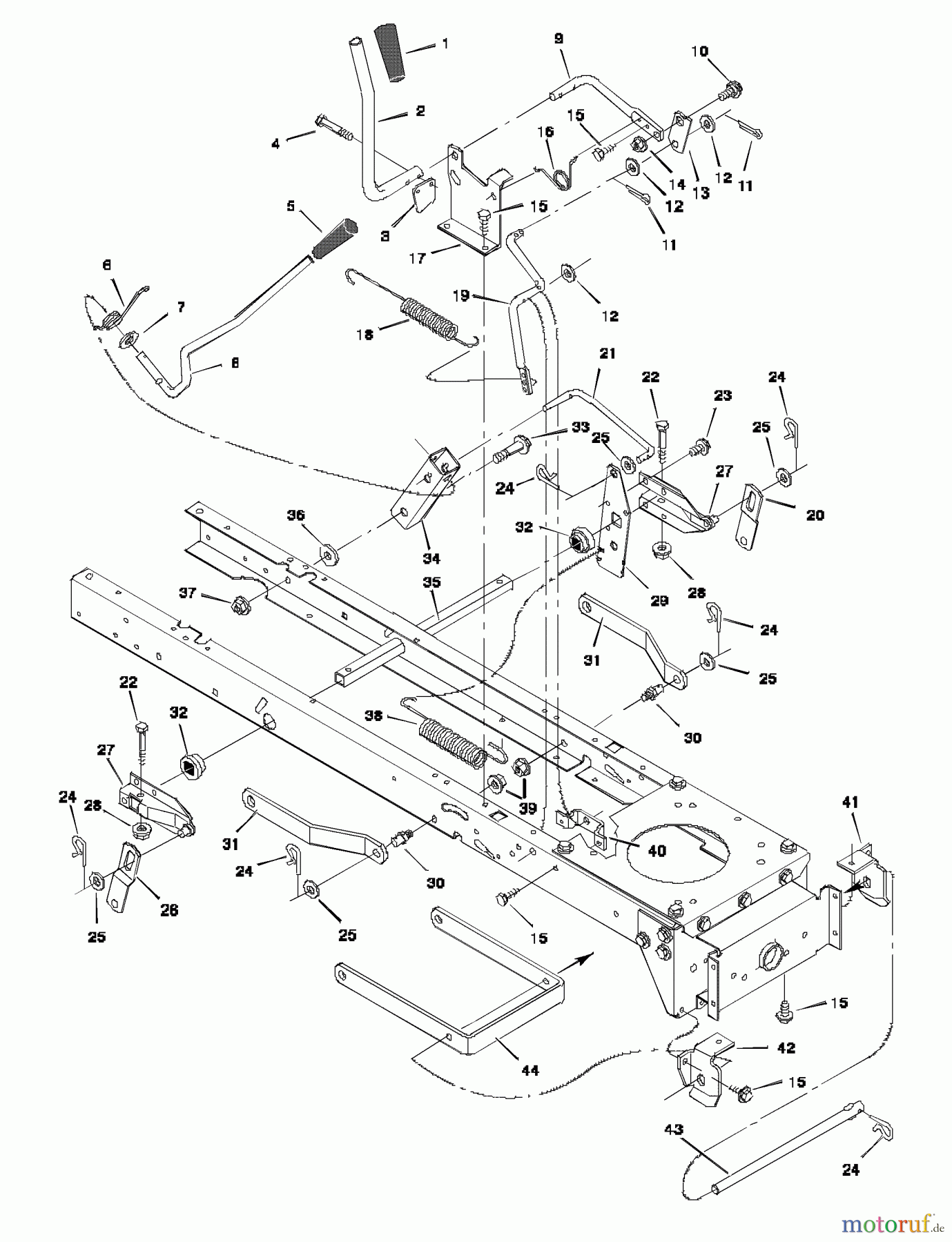 Murray Rasen- und Gartentraktoren 40501x30A - Murray 40