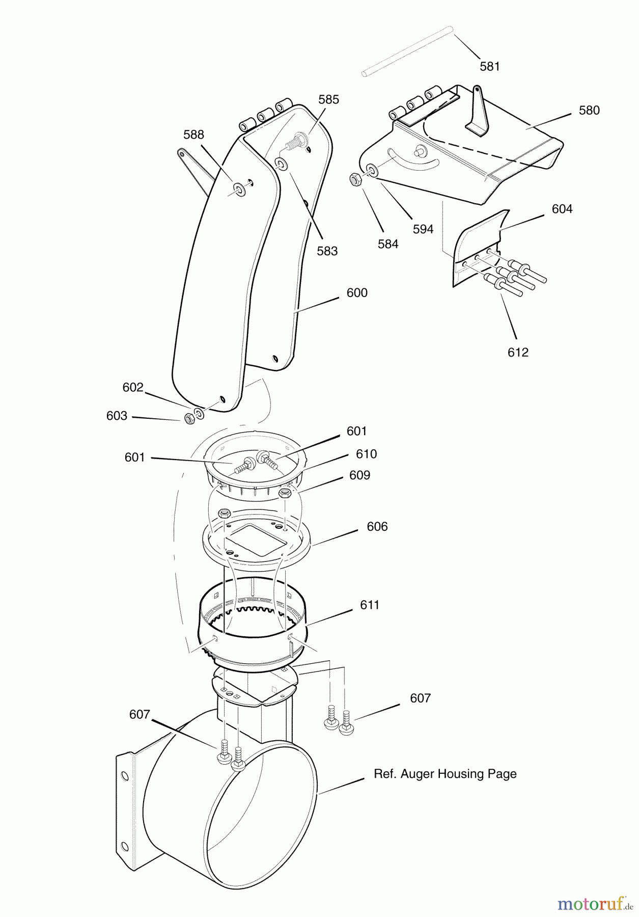 Murray Schneefräsen C950-52725-0 (1695430) - Craftsman 27