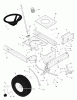 Murray 405030x48B - B&S/ 40" Lawn Tractor (2004) (Mills) Ersatzteile Steering