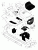 Murray 40504x92A - B&S/ 40" Lawn Tractor (1999) (Walmart) Ersatzteile Chassis & Hood