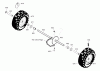 Murray 629104x89D - Yard King Performance 29" Dual Stage Snow Thrower (2002) Ersatzteile Wheels