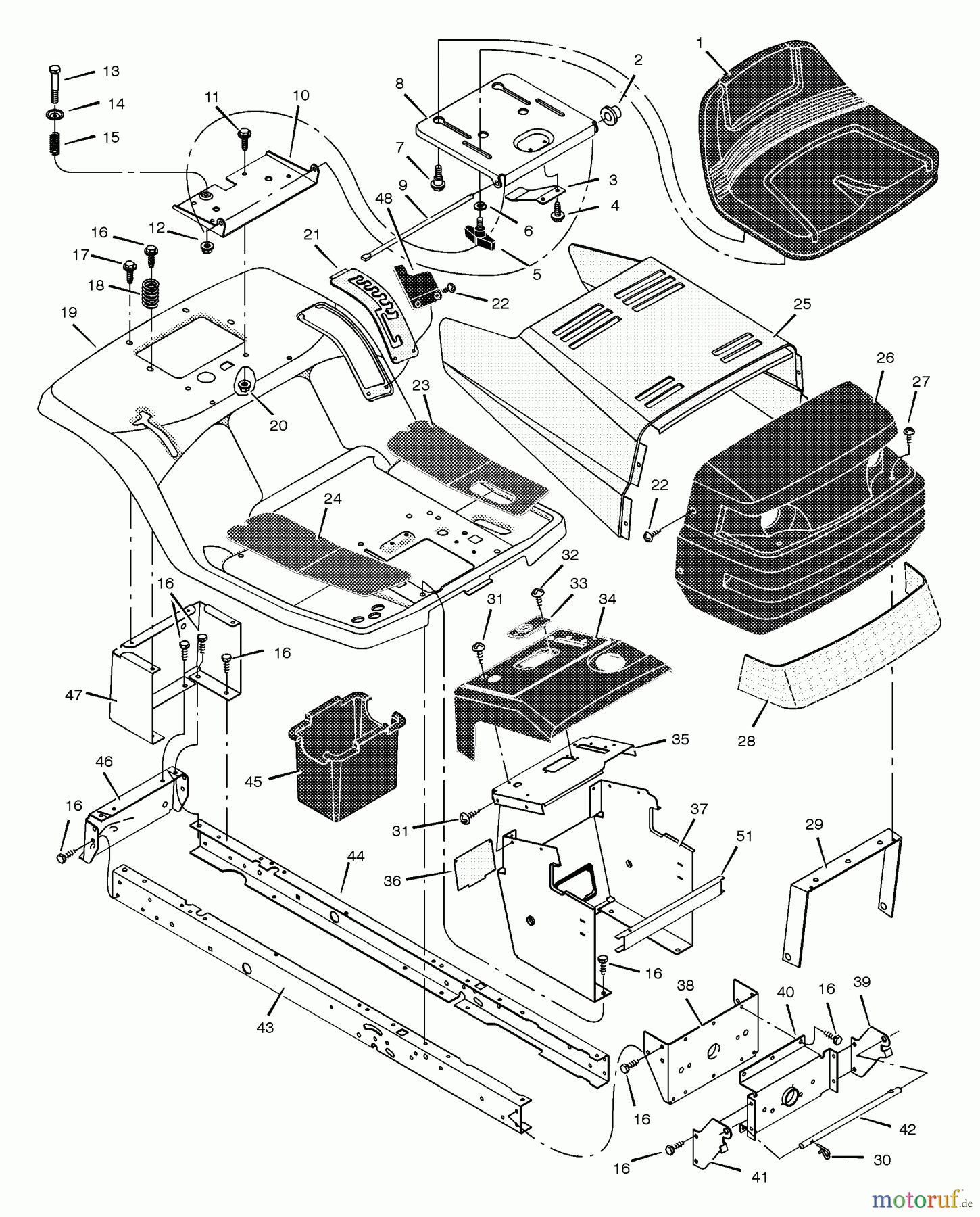 Murray Rasen- und Gartentraktoren 40507x8C - Scotts 40