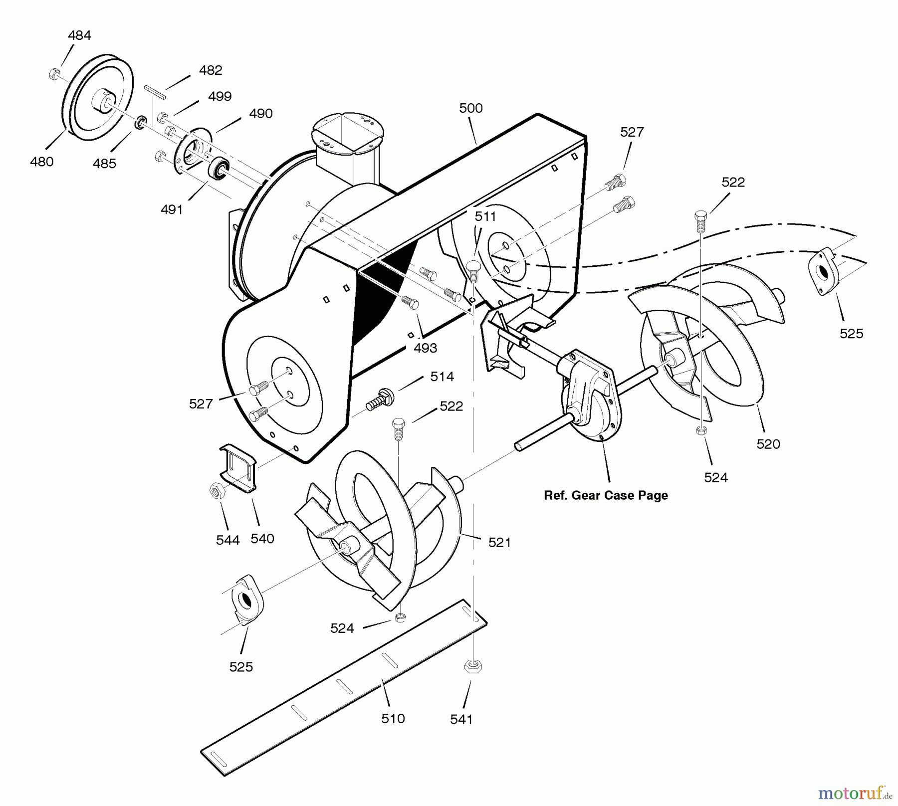  Murray Schneefräsen 633124x0A - B&S/Murray 33