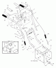 Murray 633124x0B - B&S/ 33" Dual Stage Snow Thrower (2004) (Northern Tool) Ersatzteile Handle Assembly