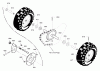 Murray 633124x0B - B&S/ 33" Dual Stage Snow Thrower (2004) (Northern Tool) Ersatzteile Wheels