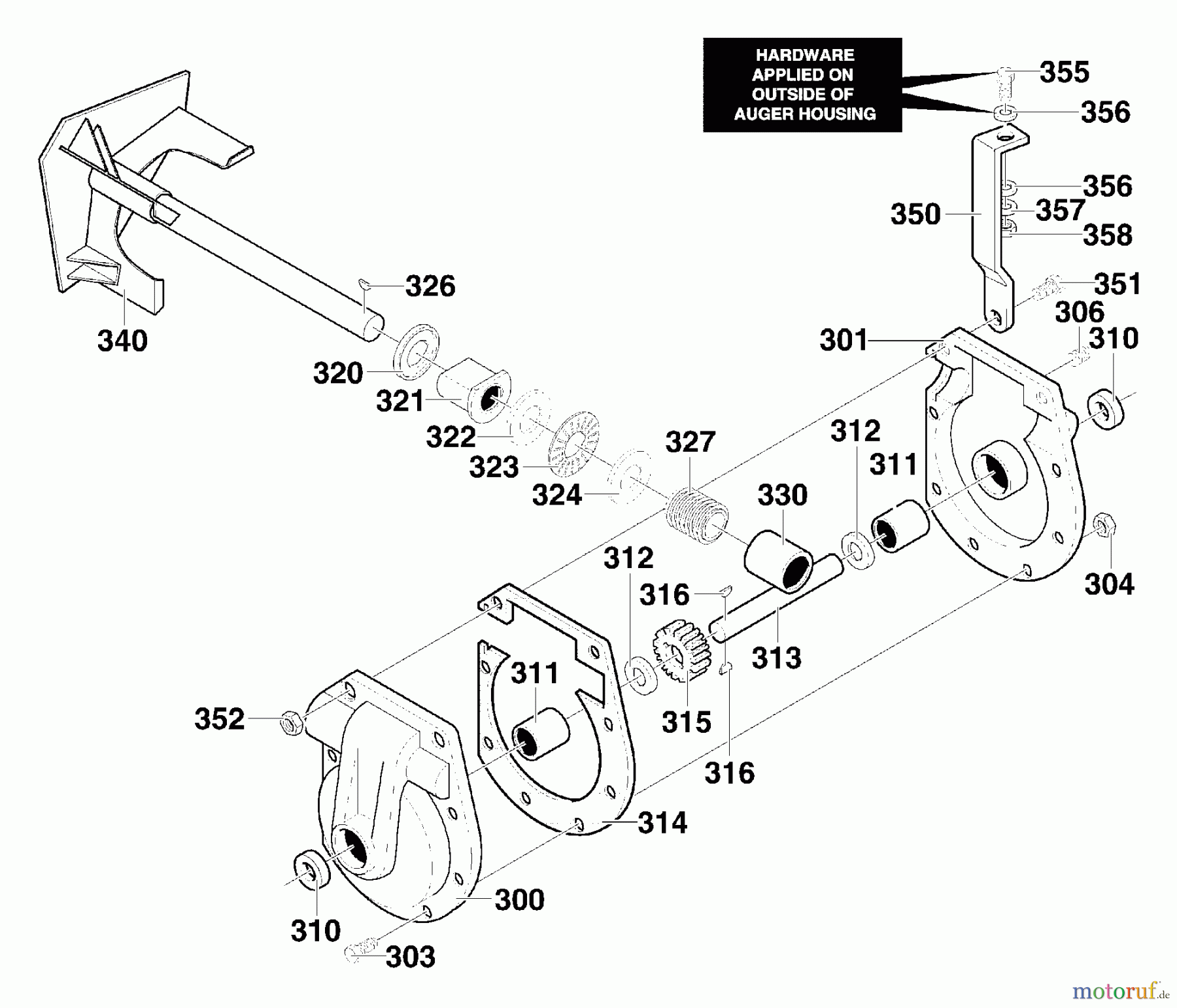  Murray Schneefräsen 633124x89B - Yard King Performance 33
