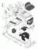 Murray 40508x92E - B&S/ 40" Lawn Tractor (2002) (Walmart) Ersatzteile Chassis & Hood
