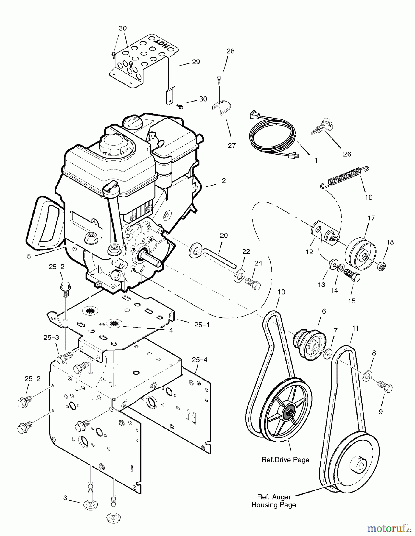 Murray Schneefräsen 726E (LP1695444) (1695444) - John Deere 26