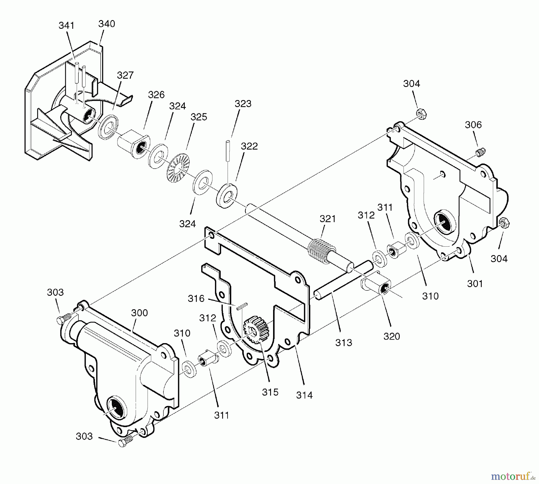 Murray Schneefräsen 726E (LP1695444) (1695444) - John Deere 26