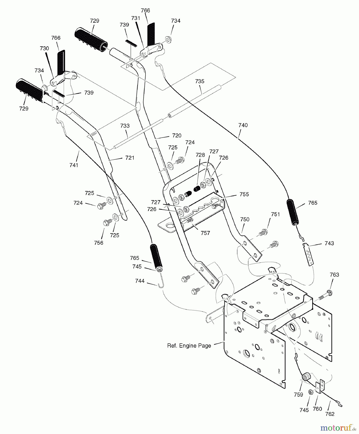 Murray Schneefräsen 726E (LP1695444) (1695444) - John Deere 26