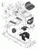 Murray 40508x92F - B&S/ 40" Lawn Tractor (2002) (Walmart) Ersatzteile Chassis & Hood
