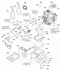 Murray 726E (LP25936) (1695816) - John Deere 26" Dual Stage Snow Thrower (2010) Ersatzteile Engine & Frame Group (2989057_2989624)