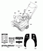 Murray 7522ES (1696273-00) - 22" Single Stage Snowthrower, 8HP (2012) Ersatzteile Decals Group (2990721)