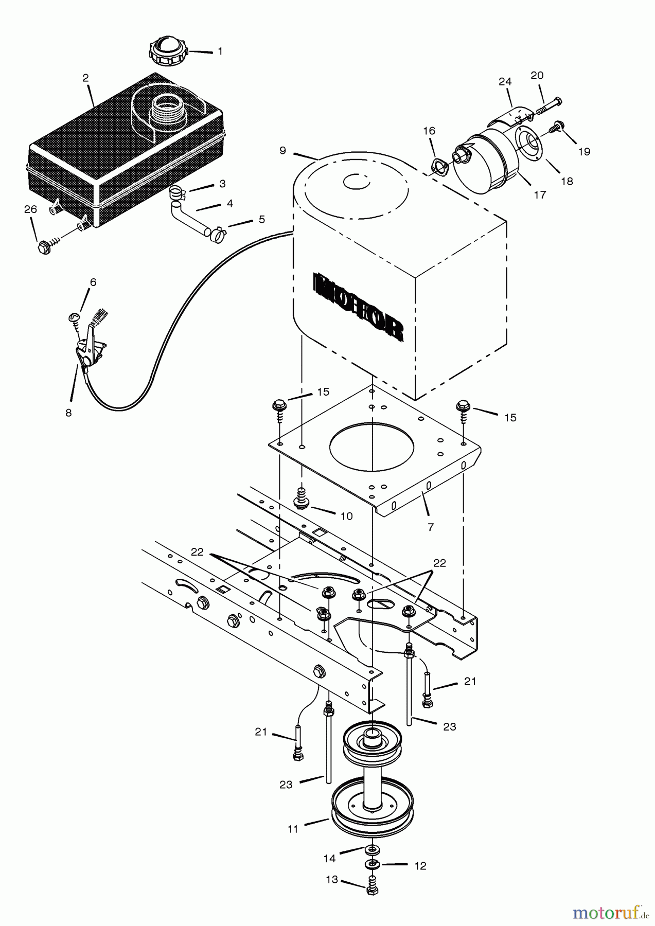  Murray Rasen- und Gartentraktoren 40508x92F - B&S/Murray 40