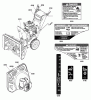 Murray 824EX (1696123) - 24" Dual Stage Snowthrower (2011) Ersatzteile Decals Group (2990096)