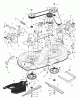 Murray 40508x92G - B&S/ 40" Lawn Tractor (2003) (Walmart) Ersatzteile Mower Housing