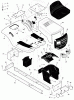 Murray 40508x92H - B&S/ 40" Lawn Tractor (2003) (Walmart) Ersatzteile Chassis & Hood