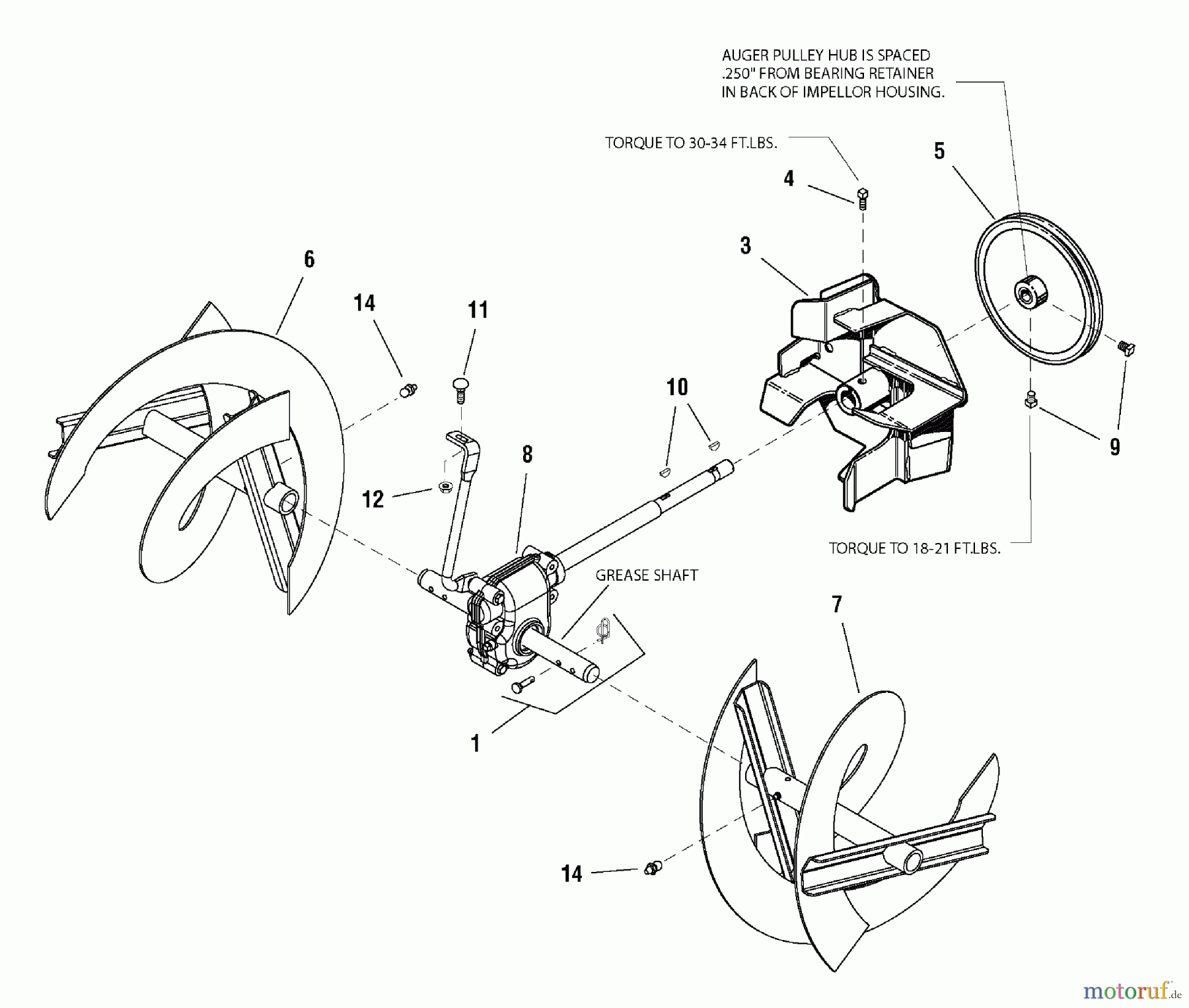 Murray Schneefräsen 928E (LP1695441) (1695441) - John Deere 28