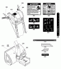 Murray BP2132S (1696159-00) - Briggs & Stratton 32" Dual Stage Snowthrower, 21HP (2012) Ersatzteile Decals Group (2990710)