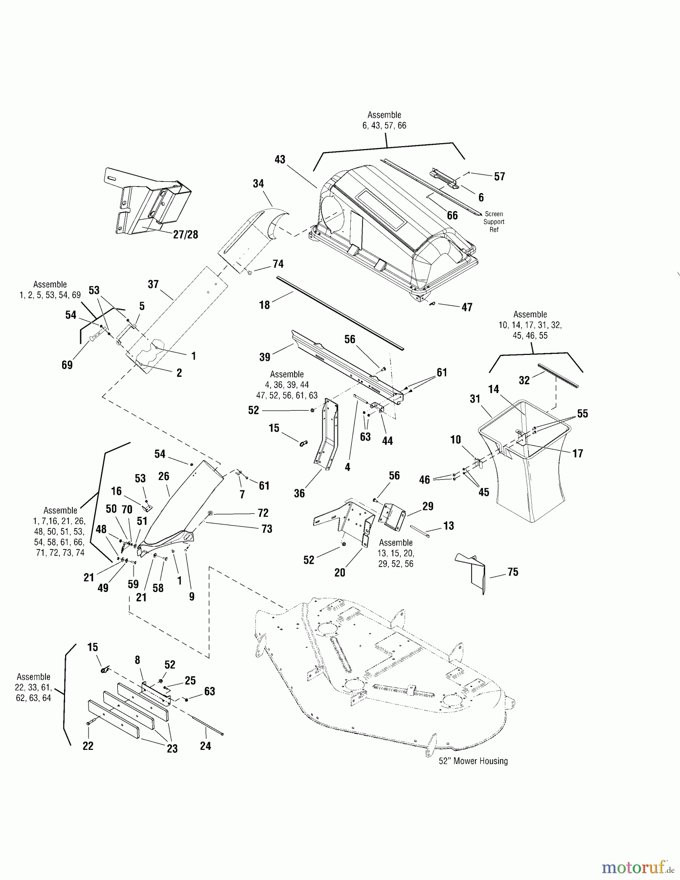 Murray Zubehör 107.24913 (1695647) - Craftsman 52