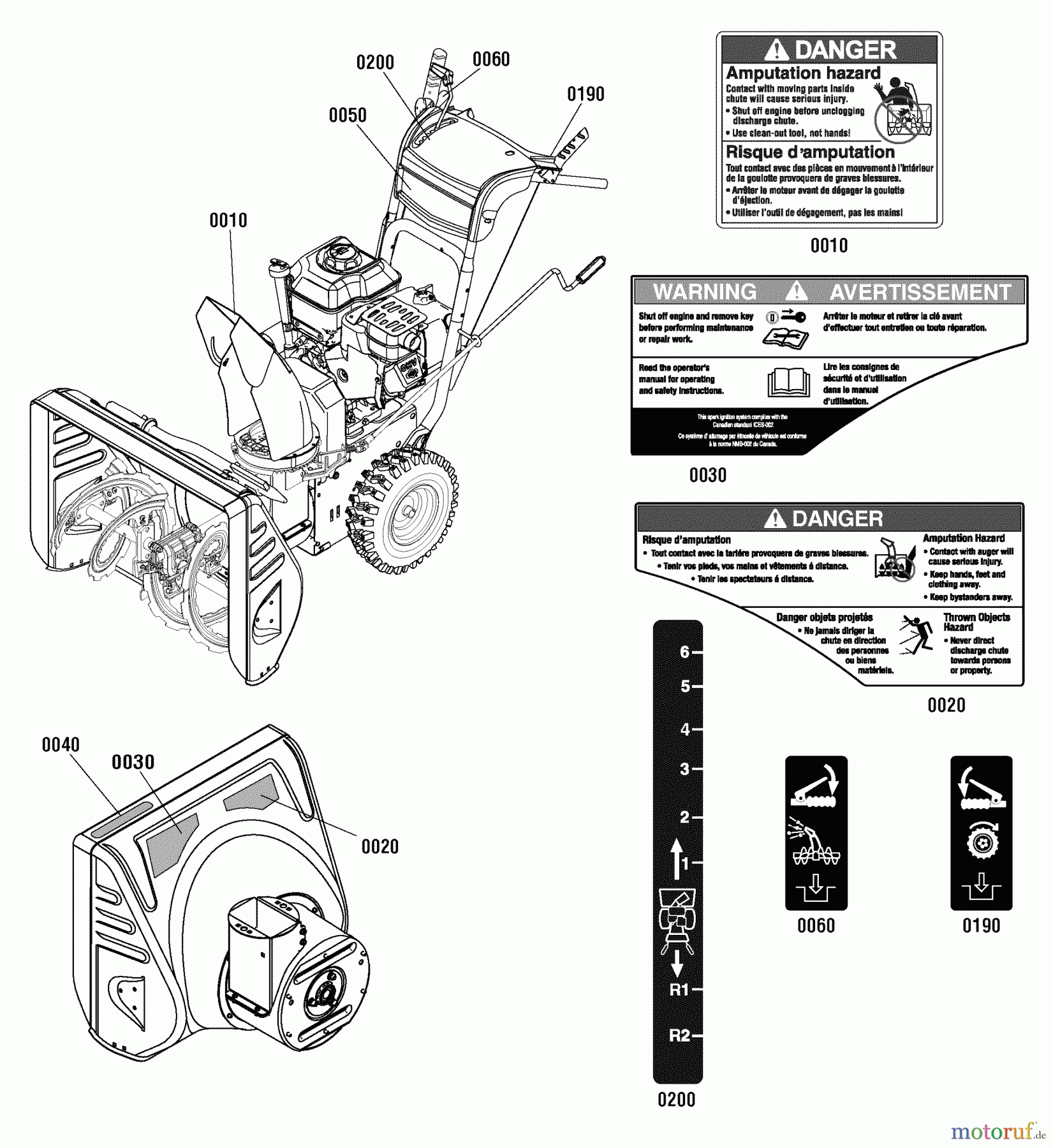 Murray Schneefräsen C950-52123-0 (1696098) - Craftsman 24