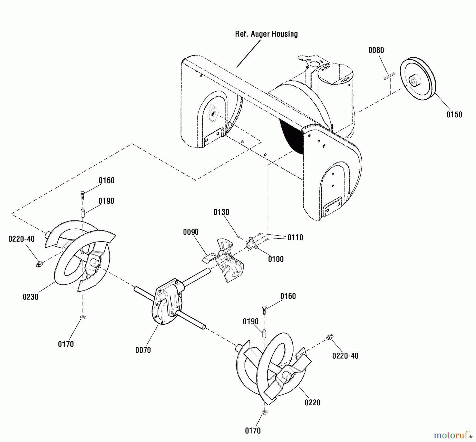 Murray Schneefräsen C950-52133-1 (1696318-00) - Craftsman 30