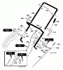Murray C950-52234-1 - Craftsman 22" Single Stage Snow Thrower (2004) (Sears) Ersatzteile Handle Assembly