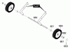 Murray C950-52234-1 - Craftsman 22" Single Stage Snow Thrower (2004) (Sears) Ersatzteile Wheels