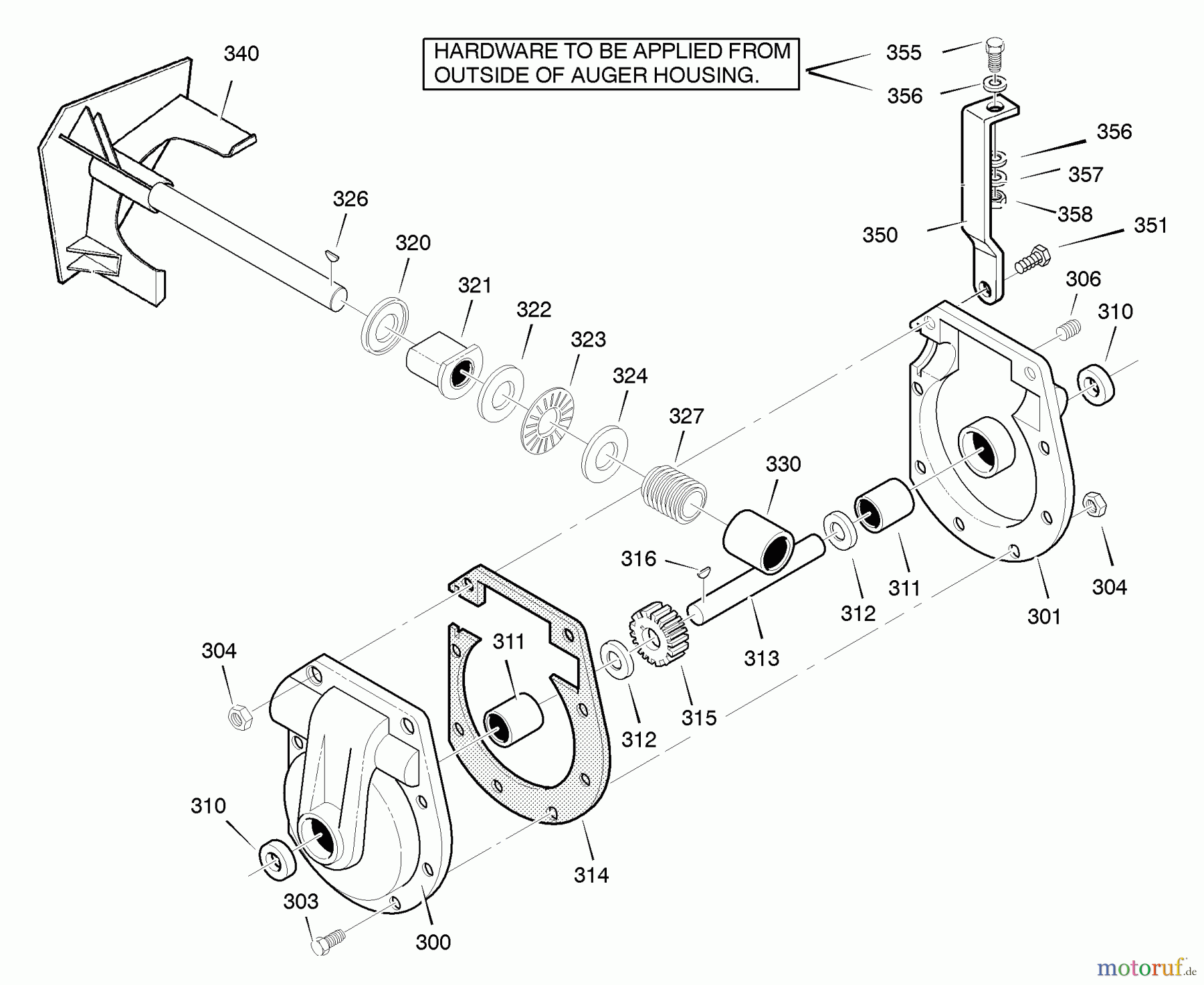  Murray Schneefräsen C950-52313-1 - Craftsman 33