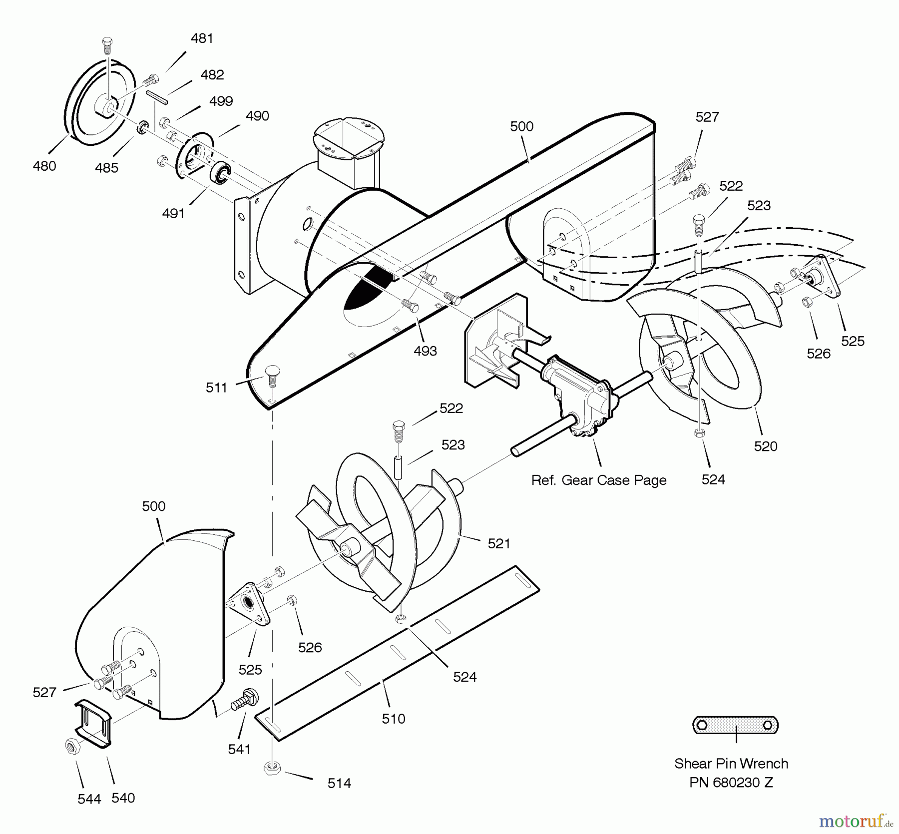 Murray Schneefräsen C950-52405-0 - Craftsman 22