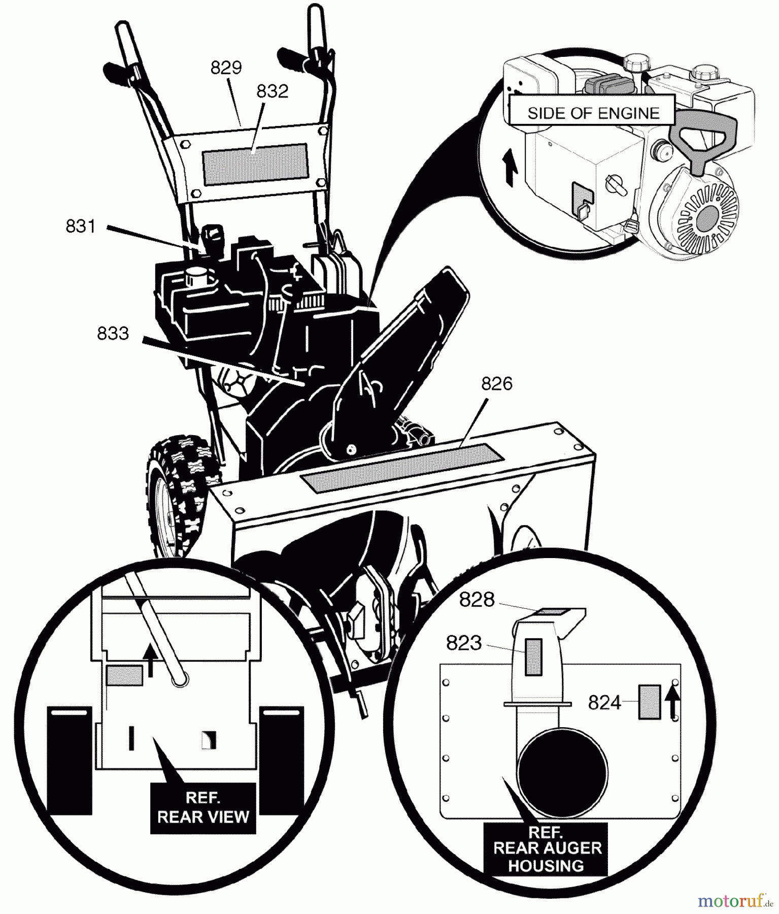  Murray Schneefräsen C950-52411-0 - Craftsman 29