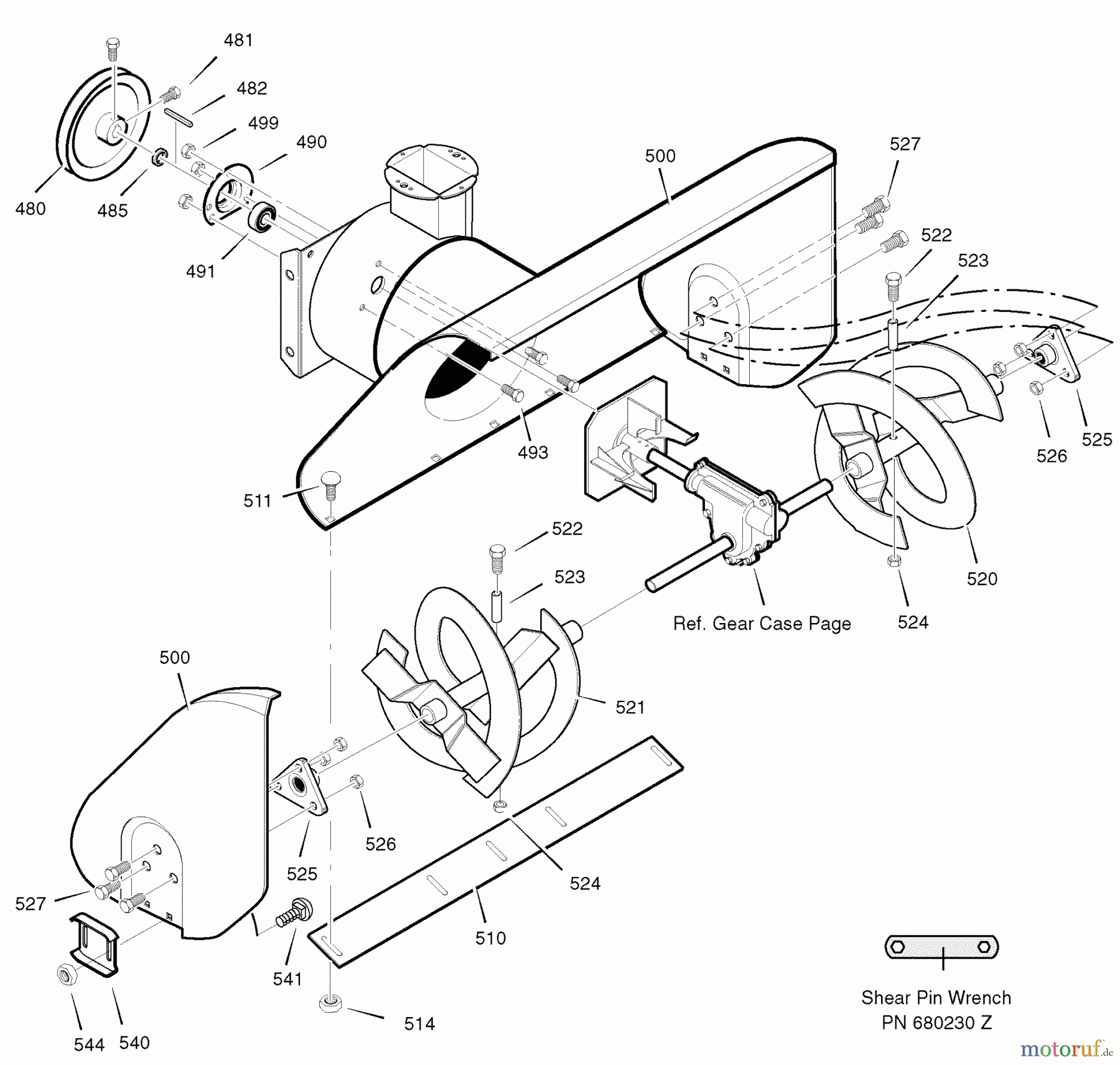  Murray Schneefräsen C950-52415-0 - Craftsman 22