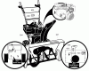Murray C950-52415-0 - Craftsman 22" Dual Stage Snow Thrower (2004) (Sears) Ersatzteile Decals