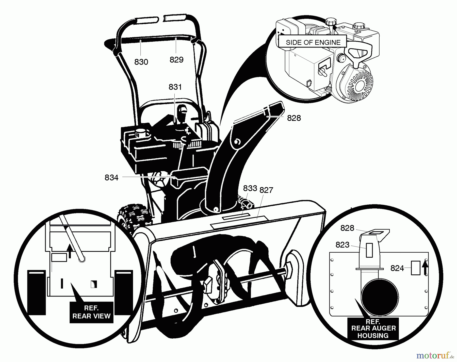  Murray Schneefräsen C950-52429-1 - Craftsman 24