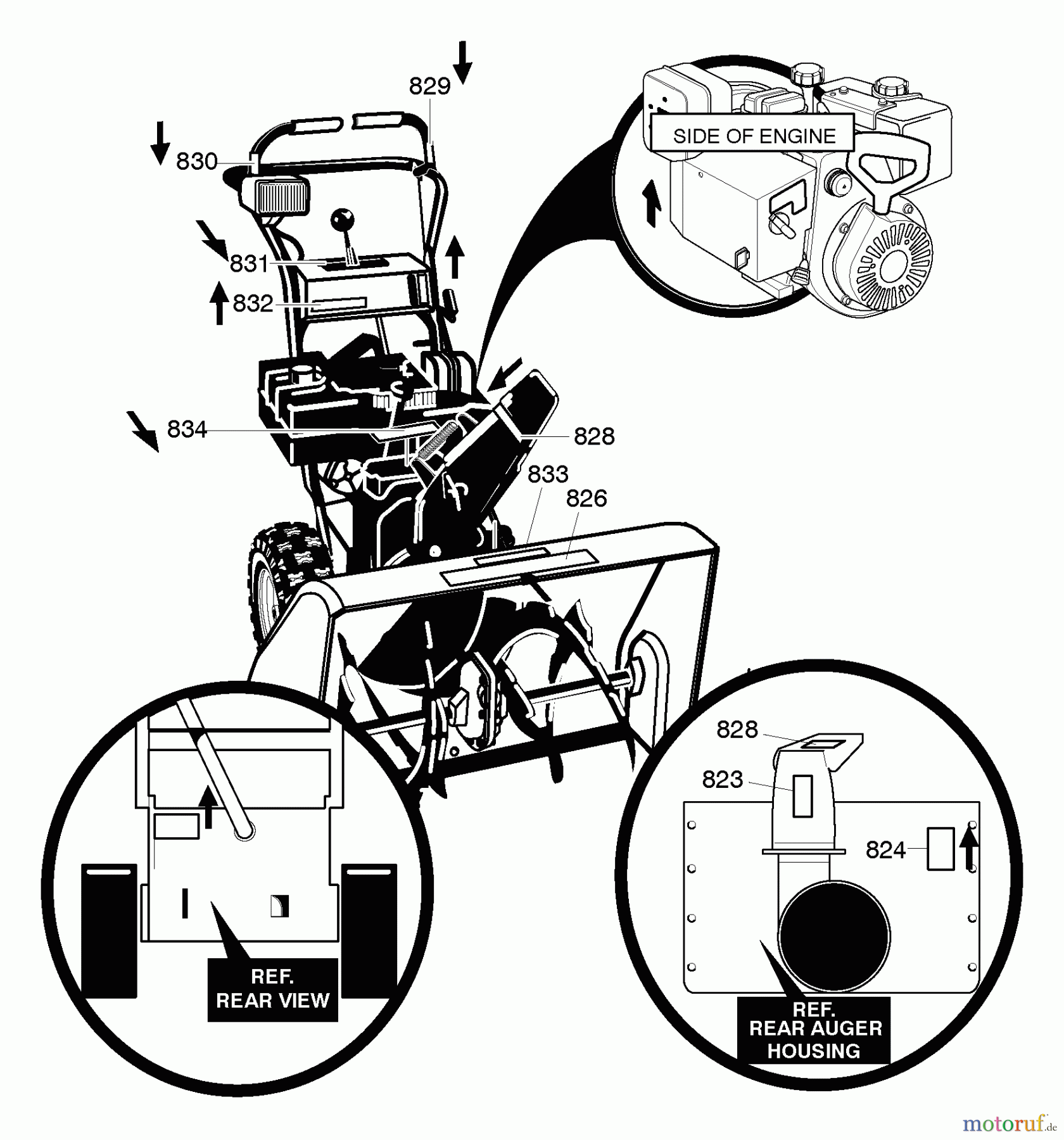 Murray Schneefräsen C950-52430-1 - Craftsman 27