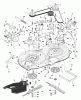 Murray 40538A - 40" Lawn Tractor (1997) Ersatzteile Mower Housing